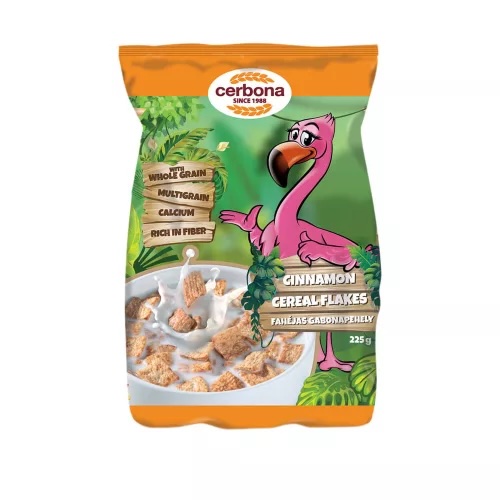 Gabonapehely fahéjas 225 g CERBONA