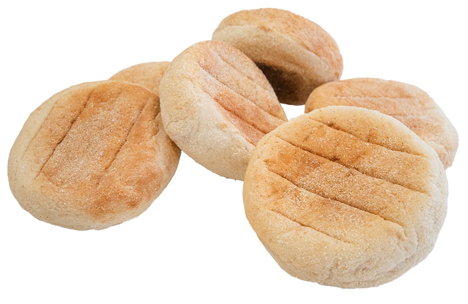 English muffin 63 g/db (3,02 kg/#) mirelit