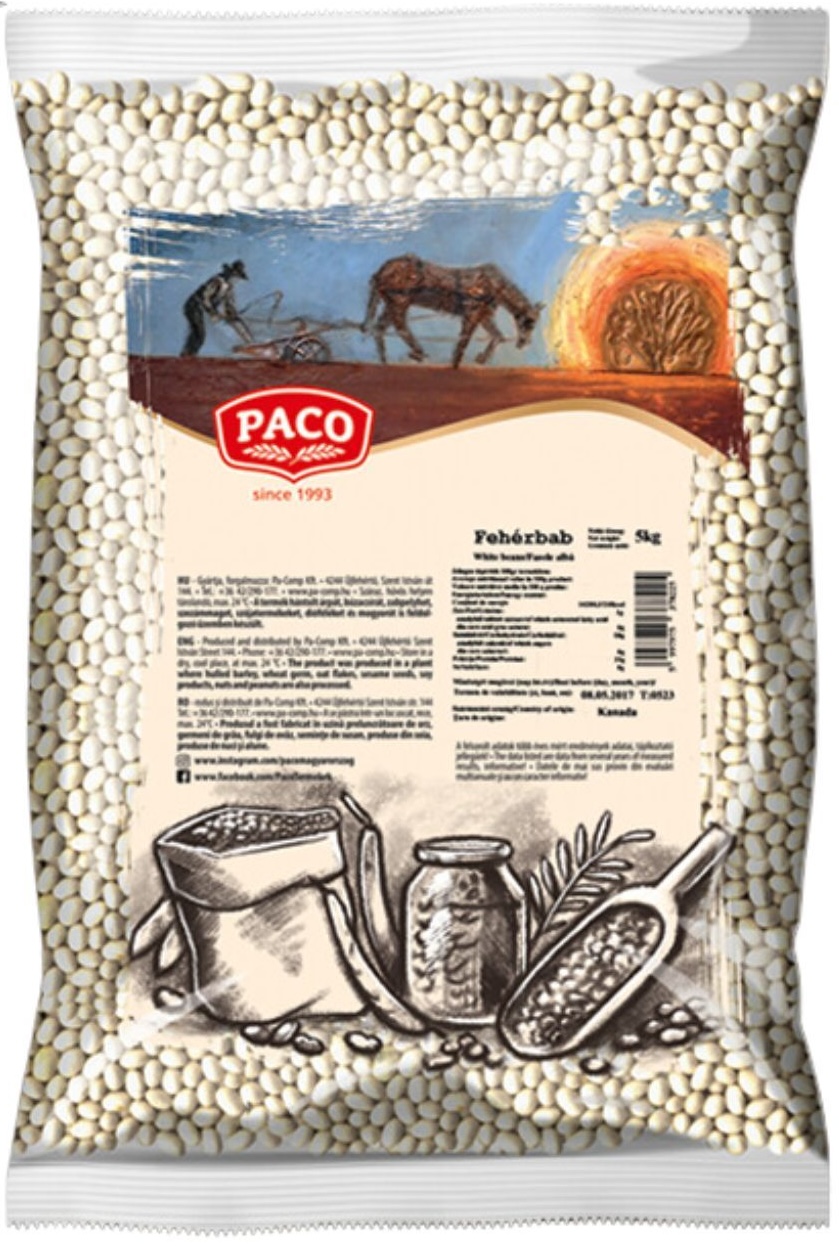Paco fehérbab gyöngy 5 kg