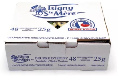 Isigny AOP félsós vaj utántöltő (48 X25 g)