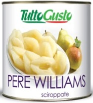 Vilmoskörte felezett szirupban 2.600 g HÜGLI