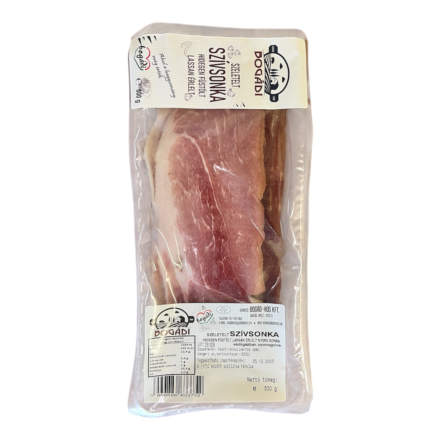 Szívsonka szeletelt 500 g Bogádi