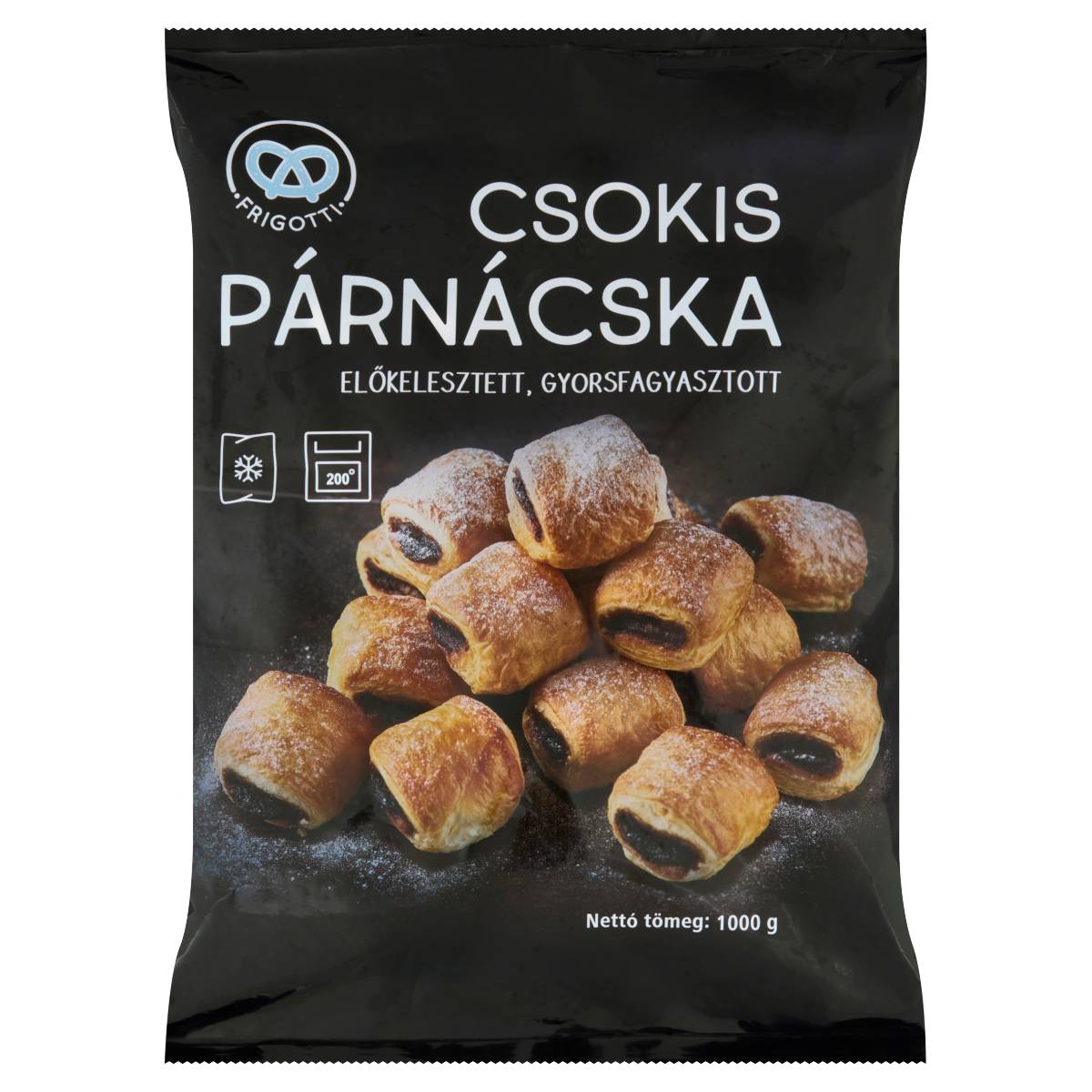 Csokis párnácska 1 kg (8 db/#) FRIGOTTI mirelit