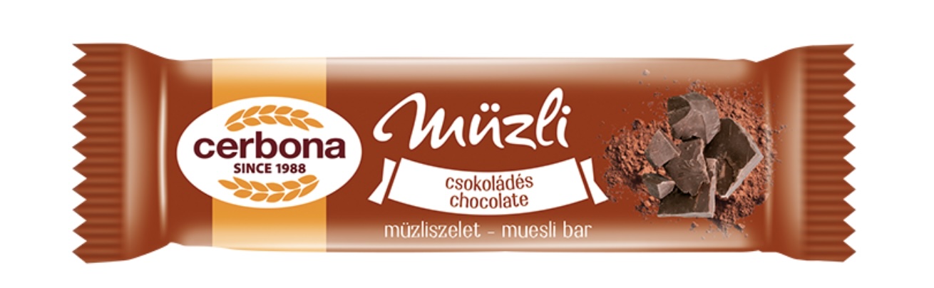 Cerbona müzli szelet csokoládés 20 g 