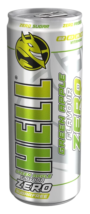 HELL energiaital ZERO Green Apple 250 ml