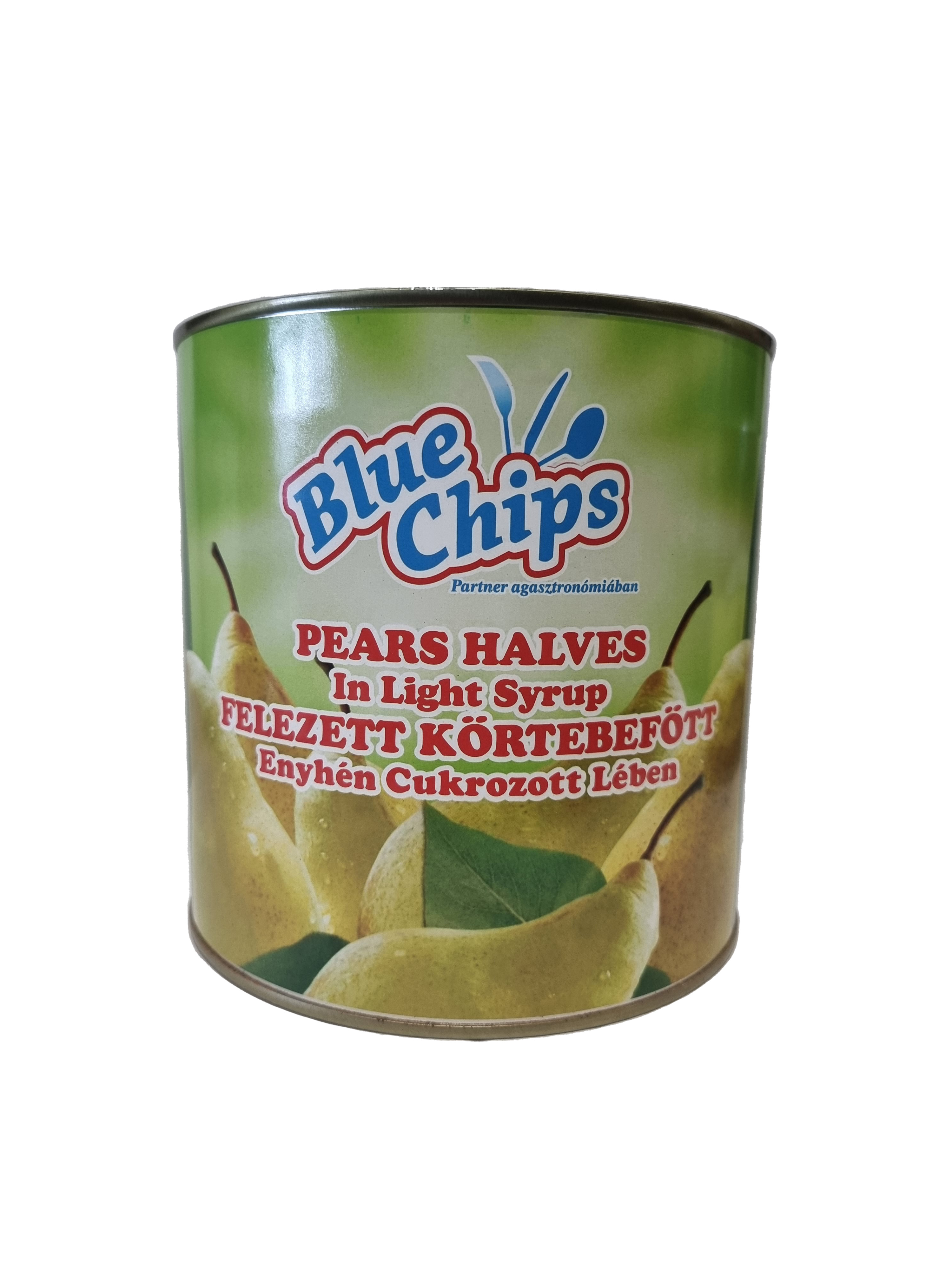 Körte konzerv 2.500/1.500 g BLUE CHIPS