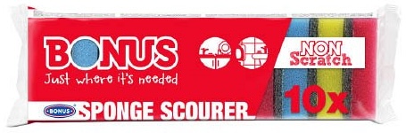 Mosogatószivacs 10 db-os BONUS