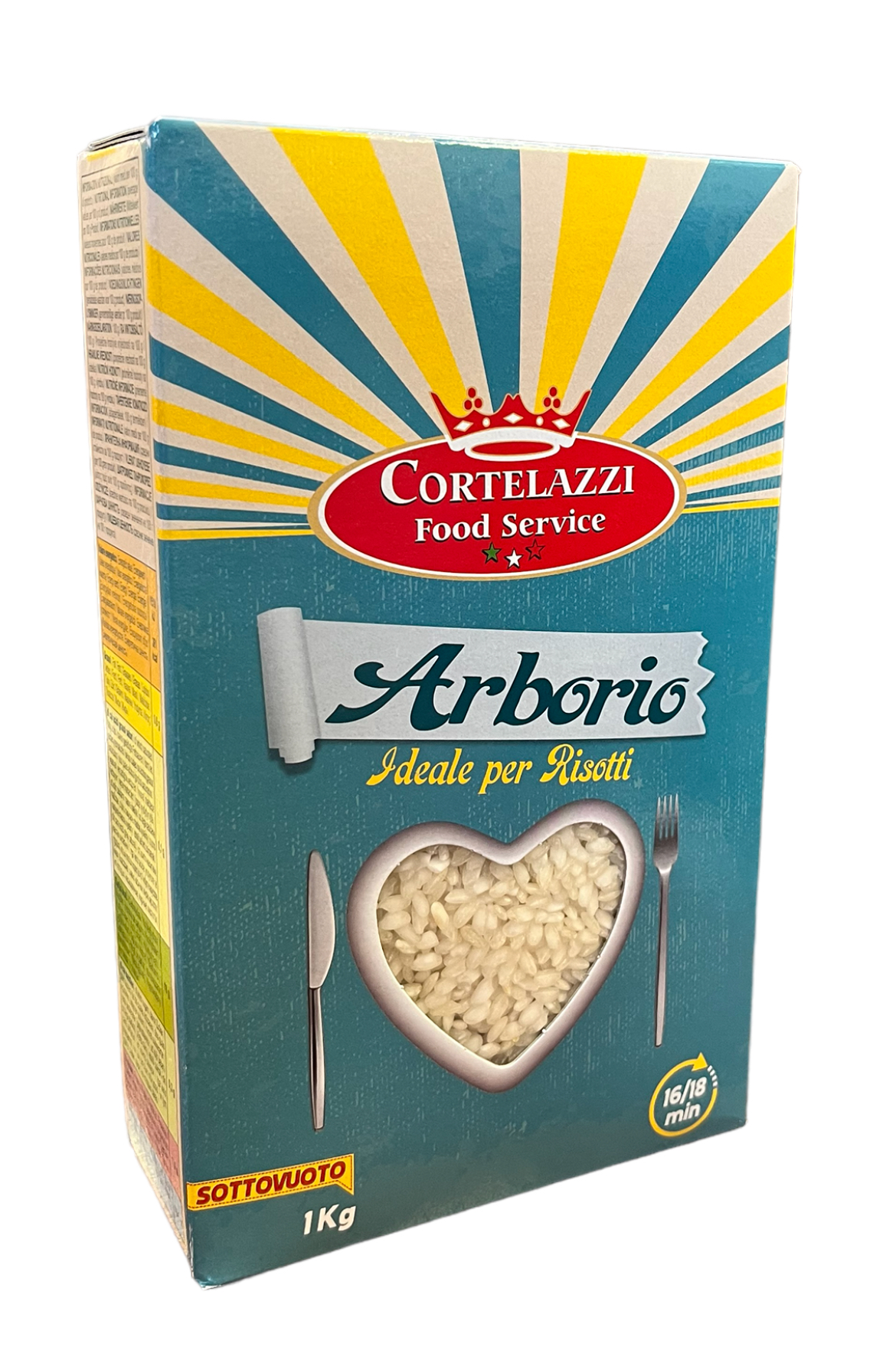 Rizs risotto vákuumos (arborio) 1 kg CORTELAZZI