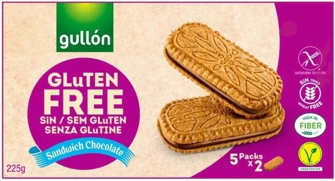Gullon gluténmentes szendvicskeksz 225 g (8 db/#)