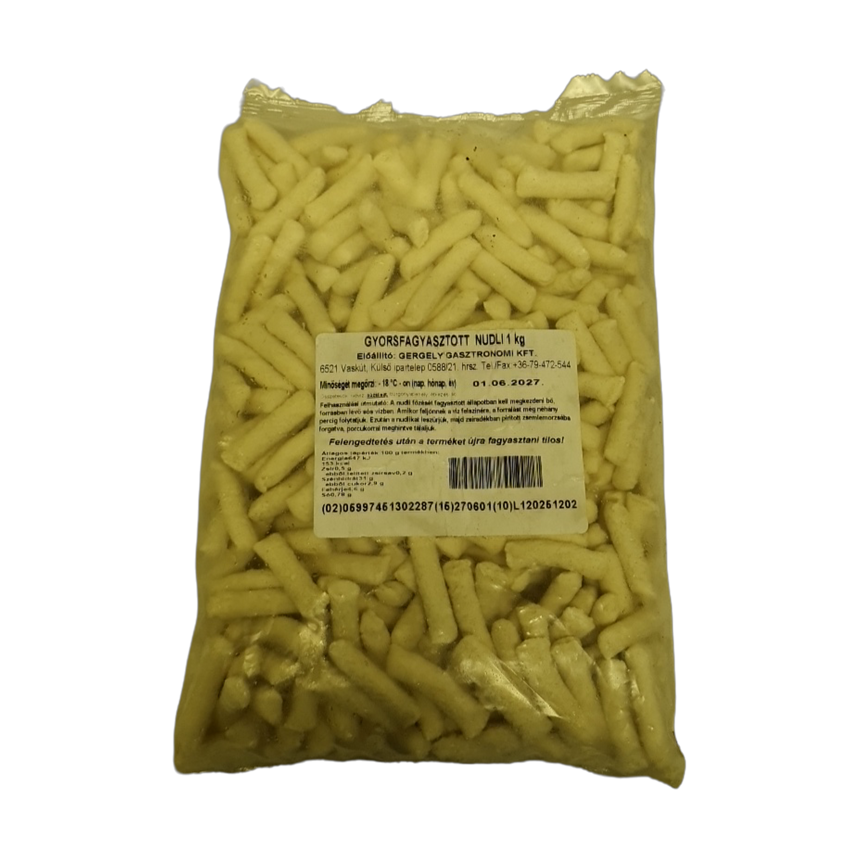Nudli 1 kg GERGELY mirelit