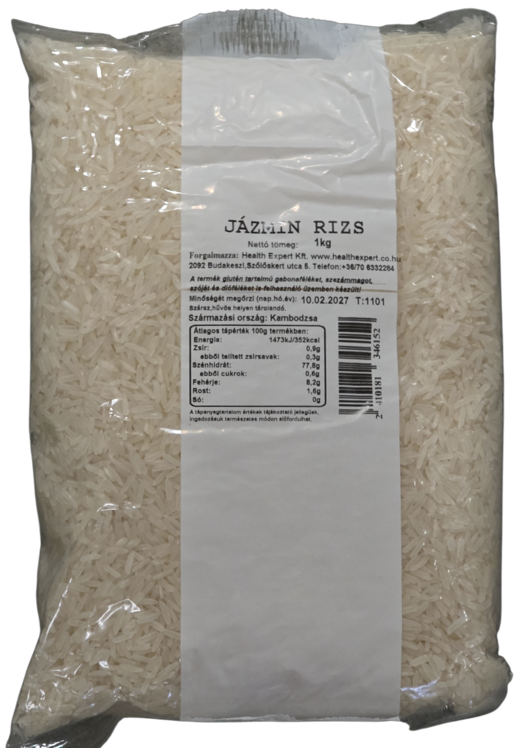 Jázmin rizs 1 kg Health Expert /KREL