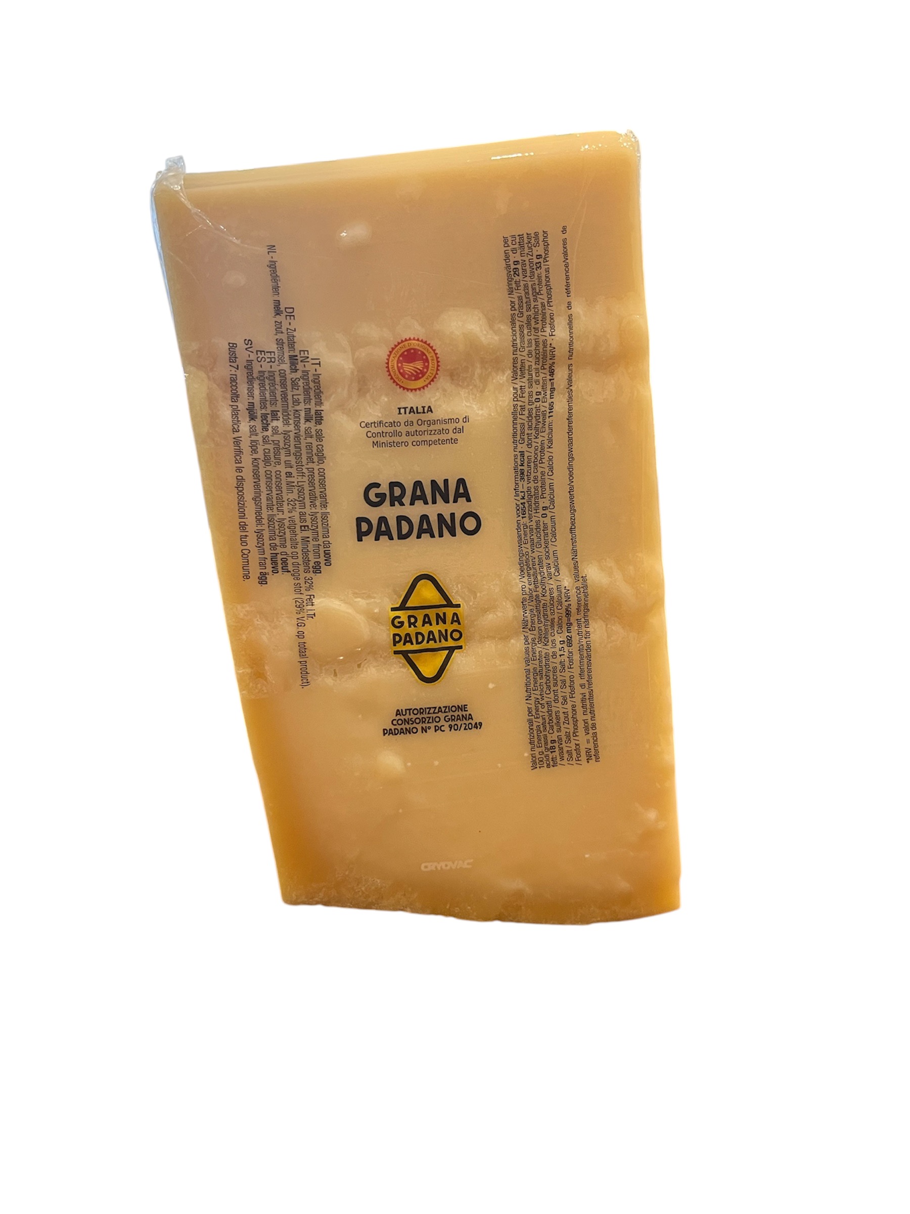 Parmezán Grana Padano Giovane/kg VALCOLATTE