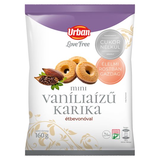 Vaníliás karika mini DIAB 160 g URBÁN