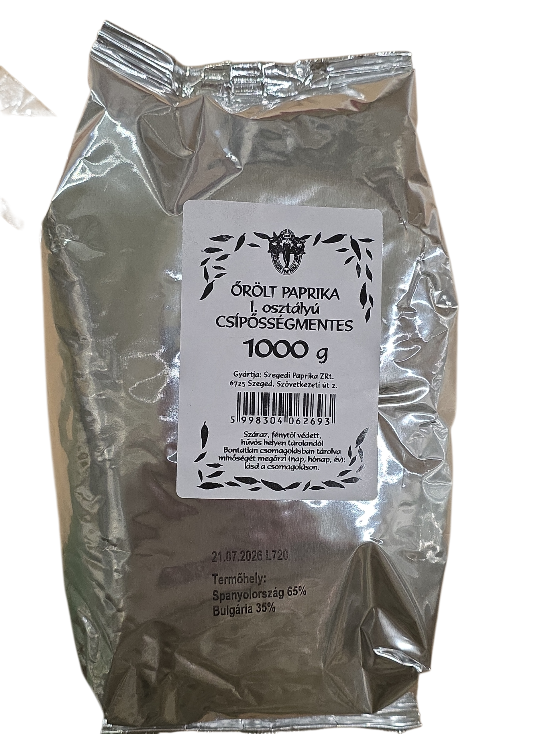 Fűszerpaprika csemege 1 kg SZEGEDI