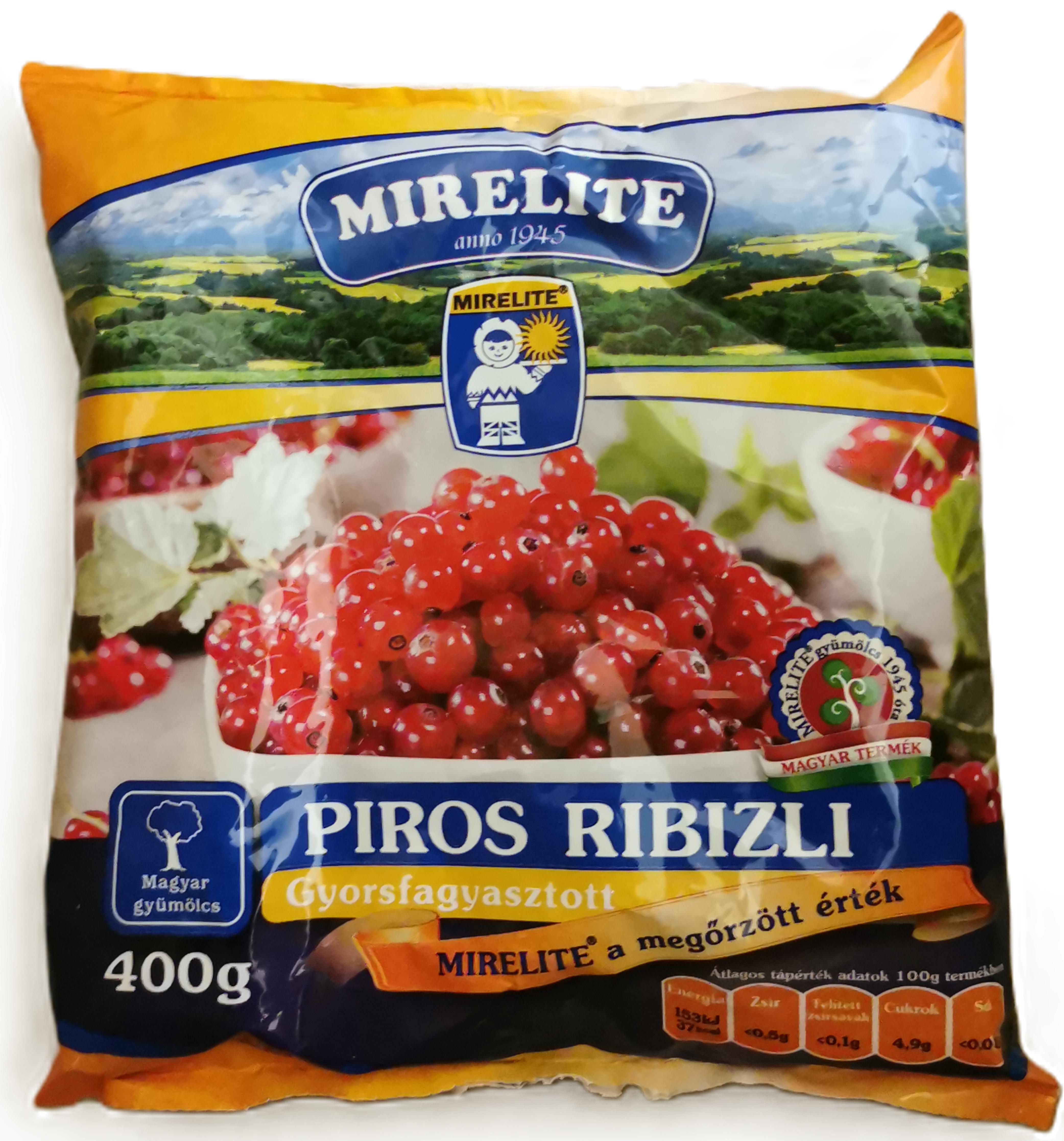 Ribizli piros 400 g mirelit