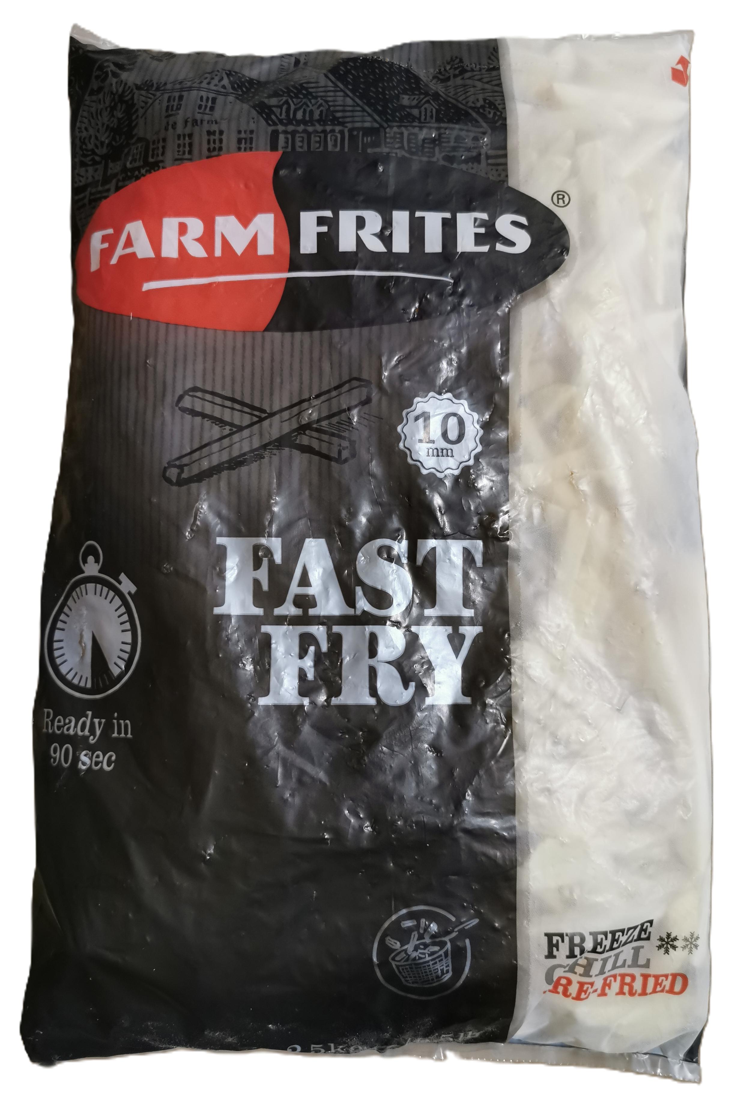 Hasábburgonya 10 mm gyorsan süthető 2,5 kg FAST FRY mirelit