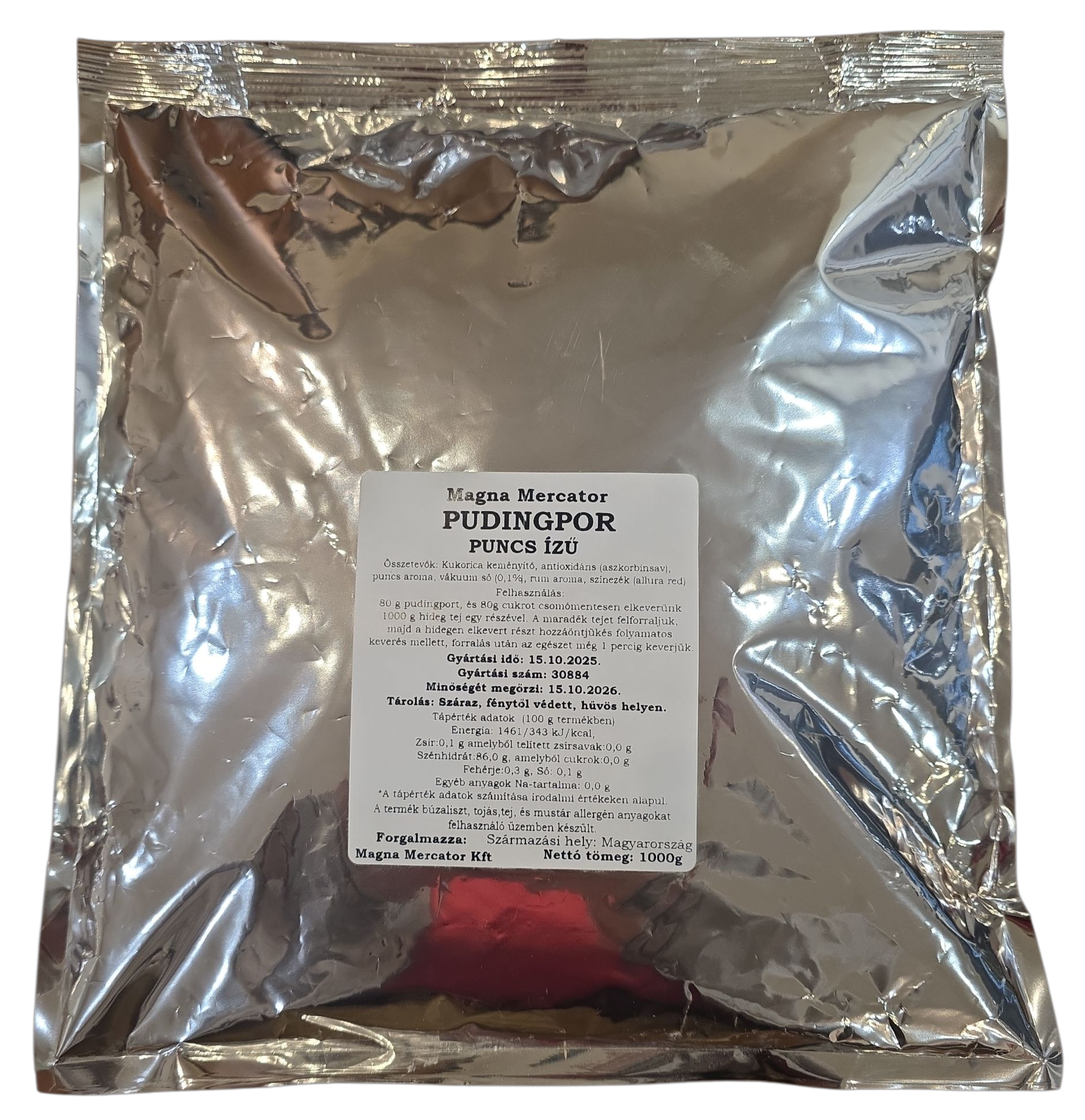 Főző pudingpor puncs 1 kg MAGNA