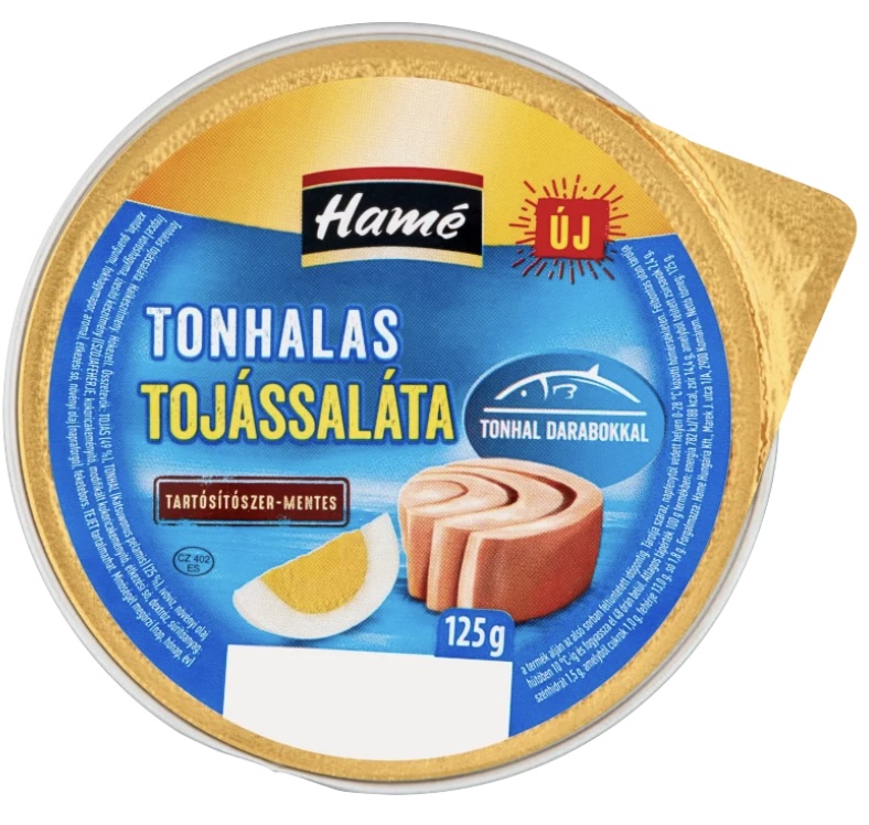 Tonhalas tojássaláta 125 g (16 db/#) HAMÉ