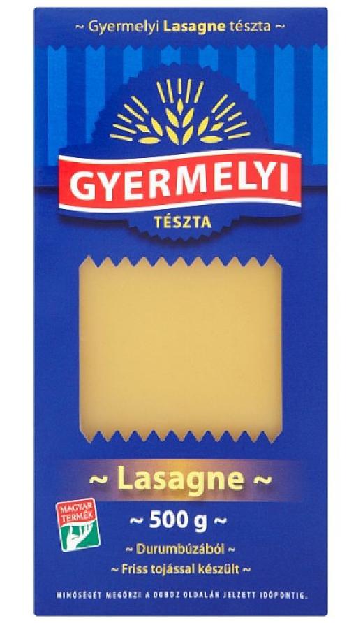 Lasagne 4 tojásos 500 g GYERMELYI