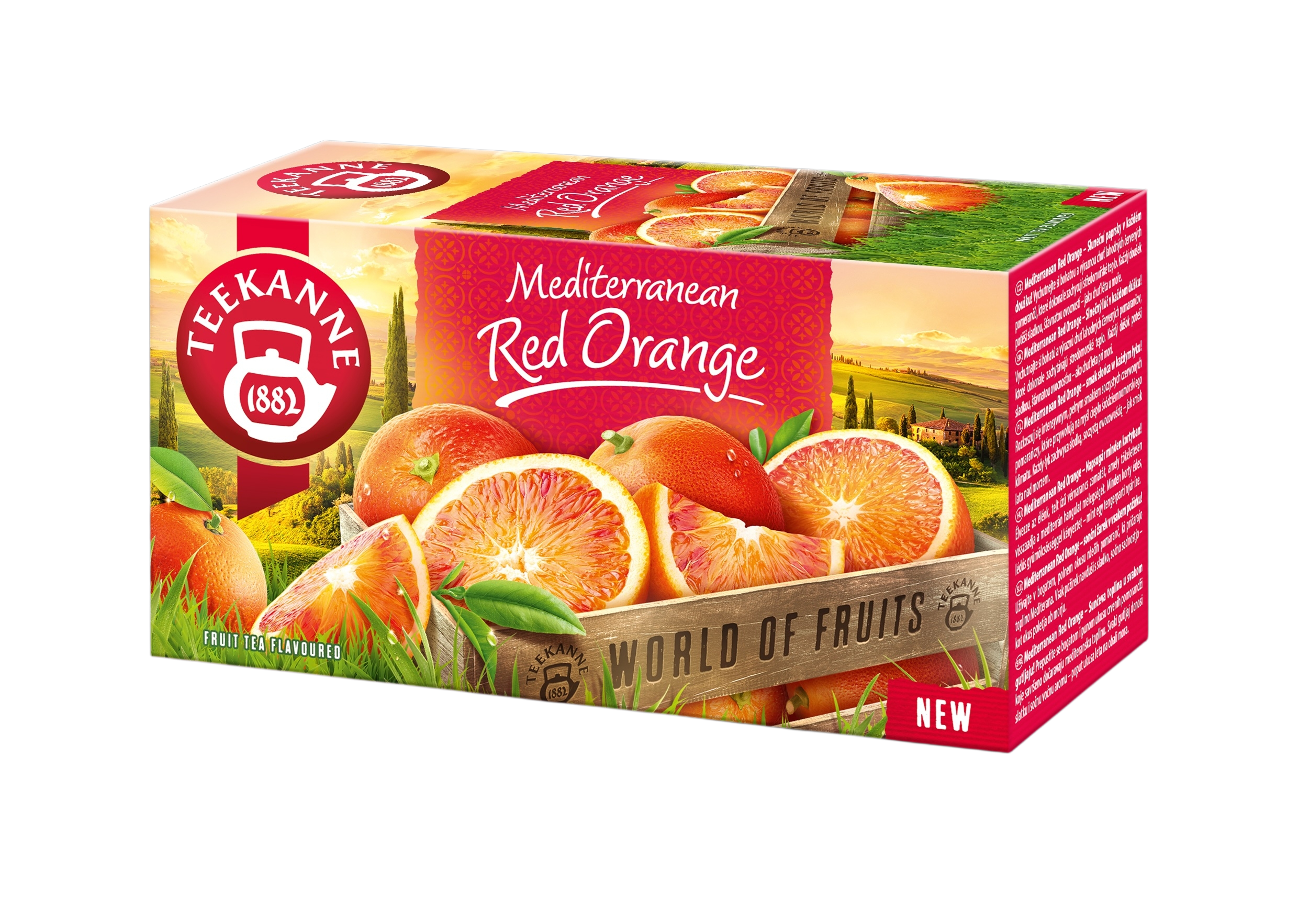 Filteres tea mediterranean red orenge 40 g TEEKANNE