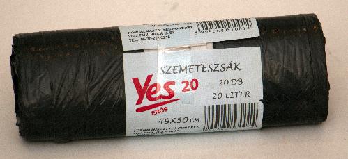 Kukazsák 20 l 20 db-os YES