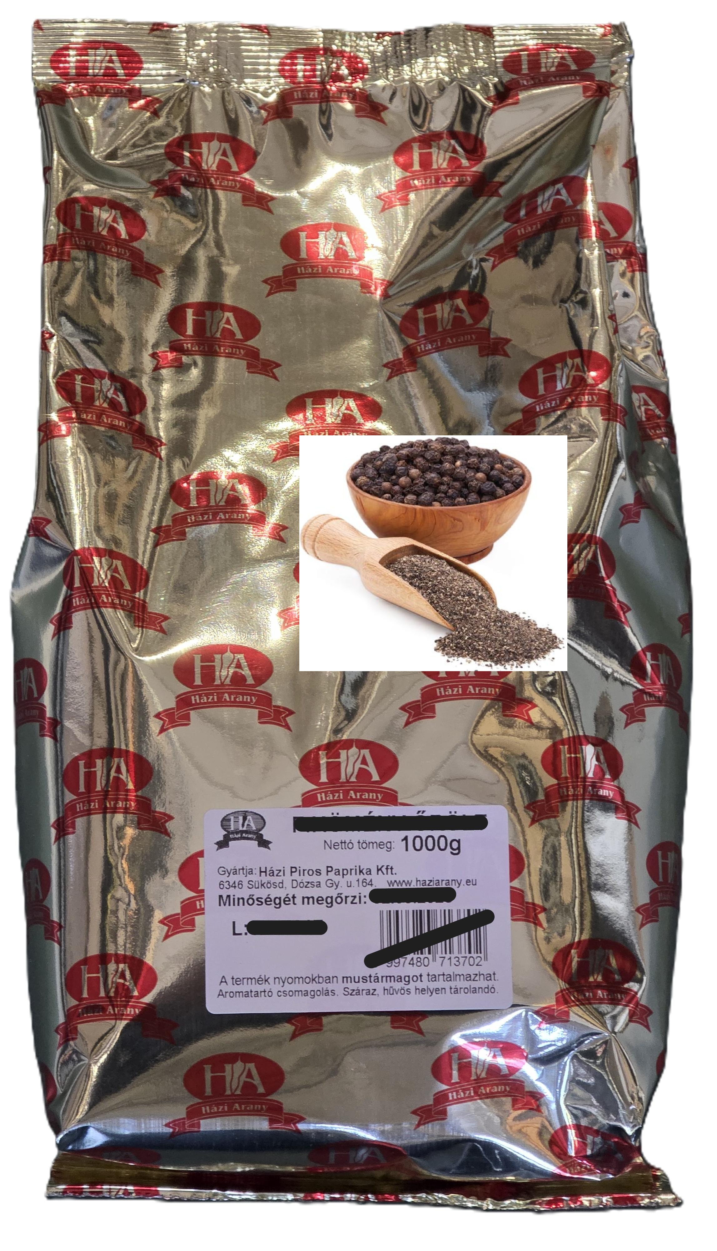 Feketebors őrölt 1 kg H.A.