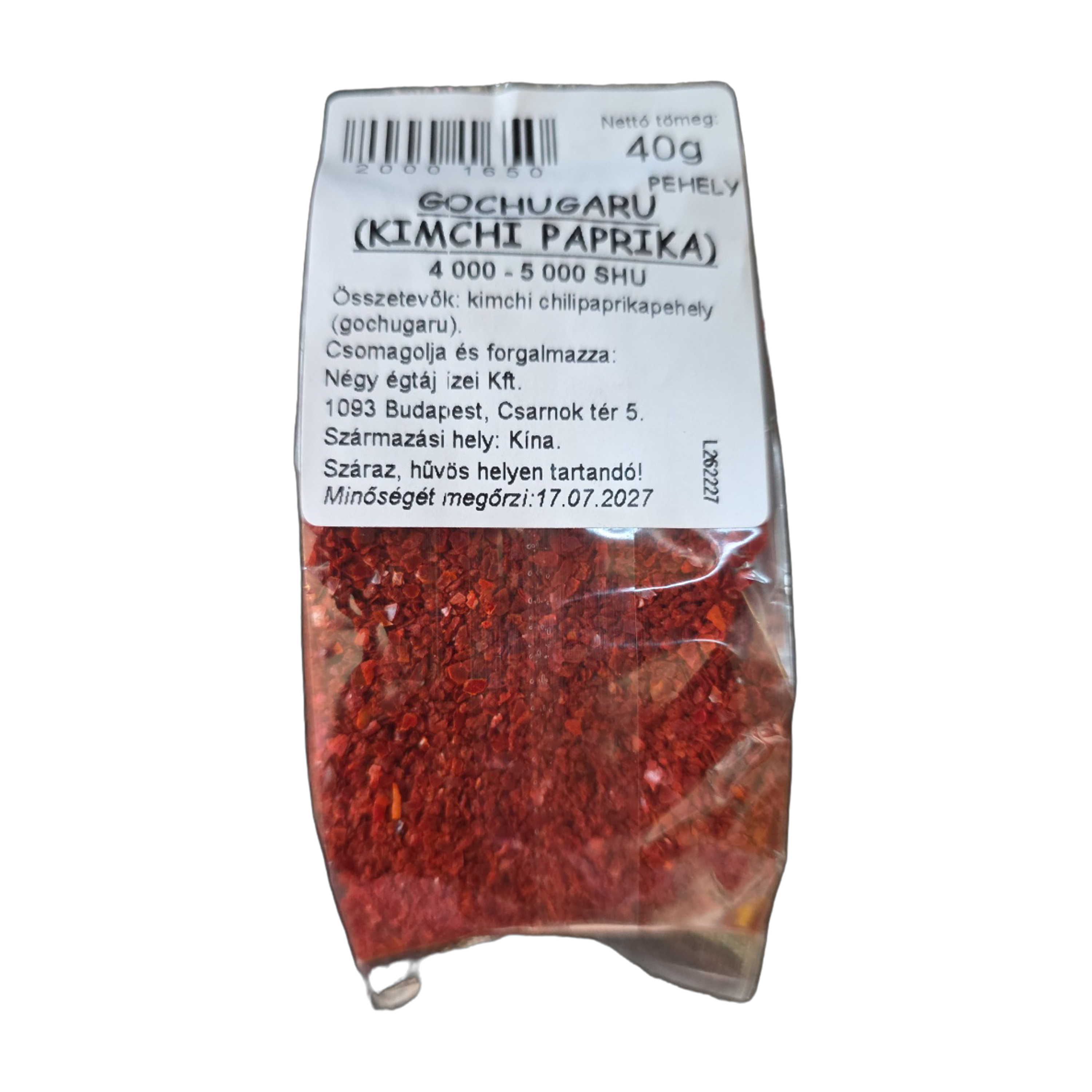 Kimchi paprika pehely 40 g