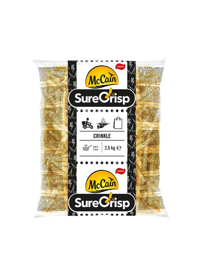 McCAIN SURECRISP 14/14 mm héjas hasábburgonya 2,5 kg mirelit