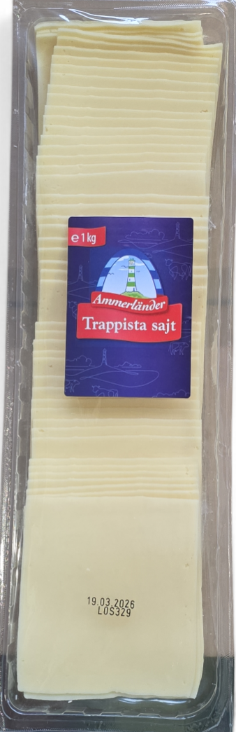 Trappista szeletelt sajt egalizált Ammerland 1 kg