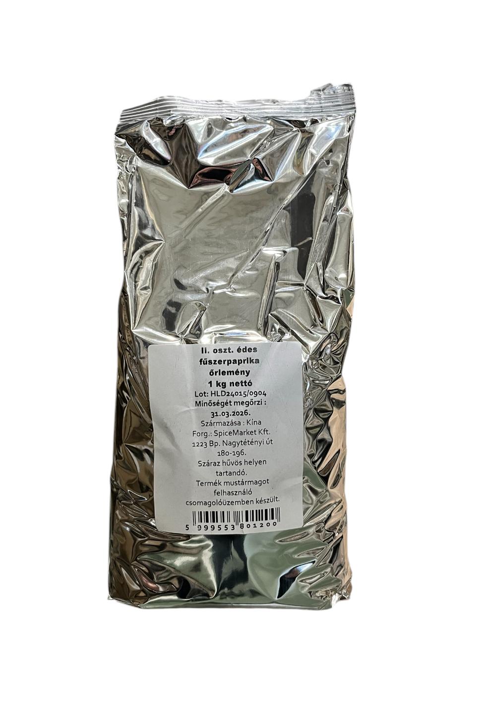 Fűszerpaprika édesnemes 1 kg SPICEMARKET