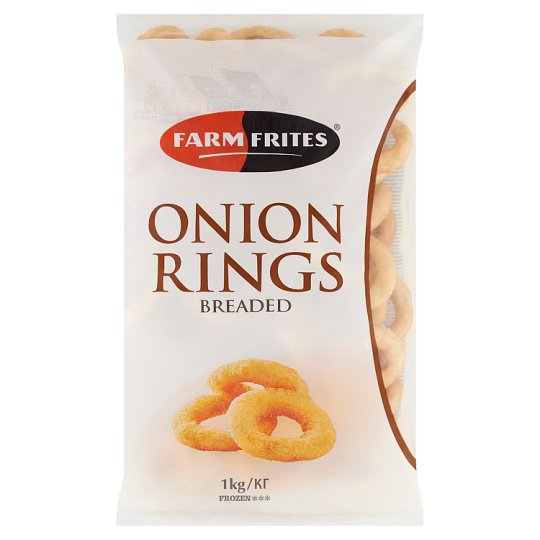 Panírozott vöröshagyma karika 1 kg FARM mirelit
