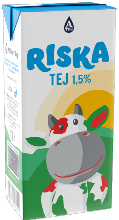 UHT Tej 1,5% 1 l (12 db/#) RISKA
