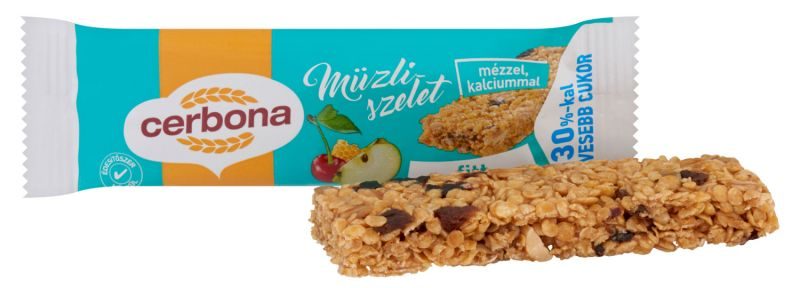 Müzli szelet Fitt 20 g (20 db/#) CERBONA