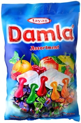 Cukorka gyümölcs ízű 1 kg DAMLA