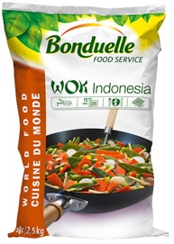 Wok Indonesia zöldségkeverék 2,5 kg BONDUELLE mirelit