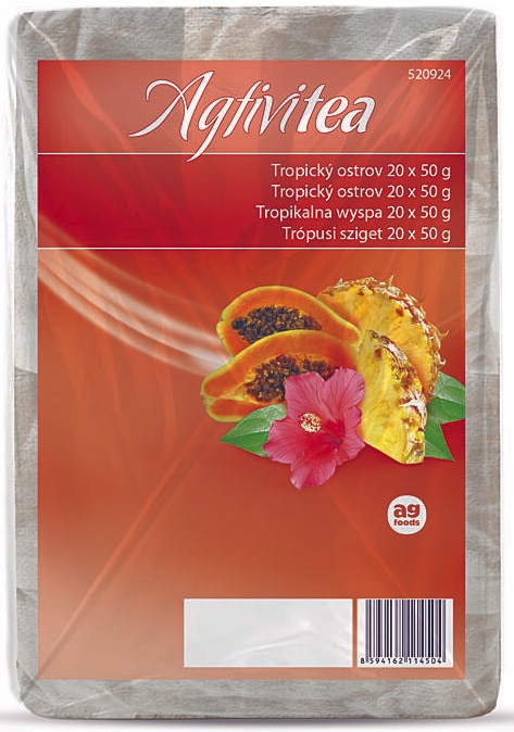 Agtivitea Gyümölcsös tea trópusi sziget 20 X 50 g