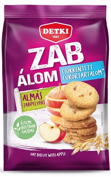 Zab-álom almás zabpelyhes keksz 150 g (15 db/#) DETKI