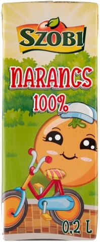 Narancslé 100% 0,2 l (27 db/#) SZOBI