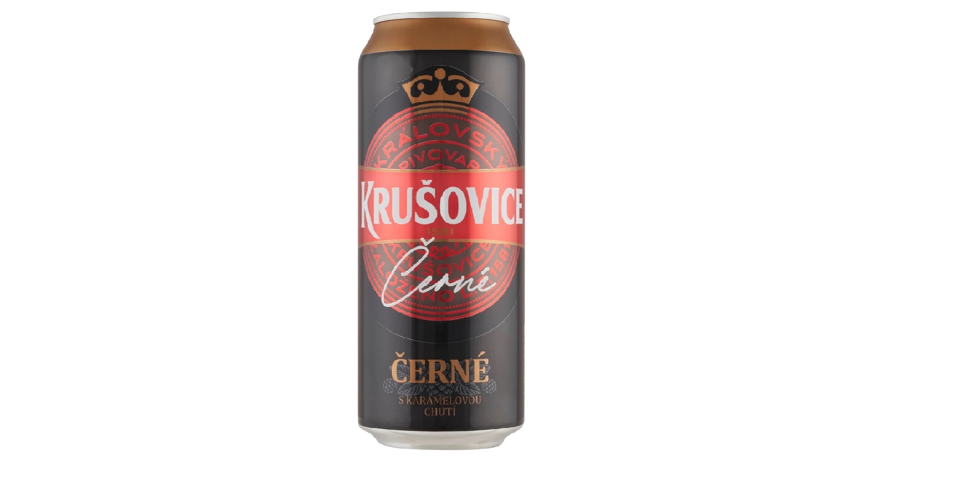 S Krusovice Cerne barna Dobozos 0.5L DRS