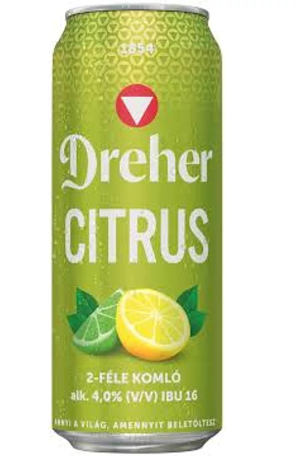 Dreher Citrus dobozos 4% 0,5L
