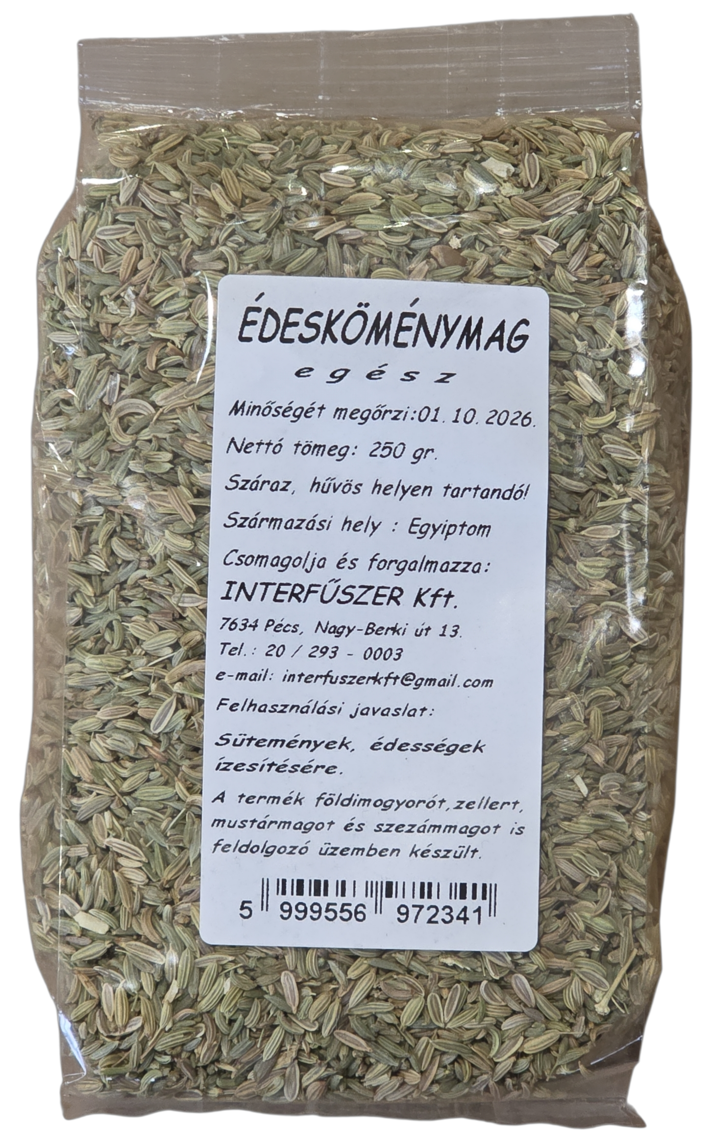 Édeskömény egész 250 g