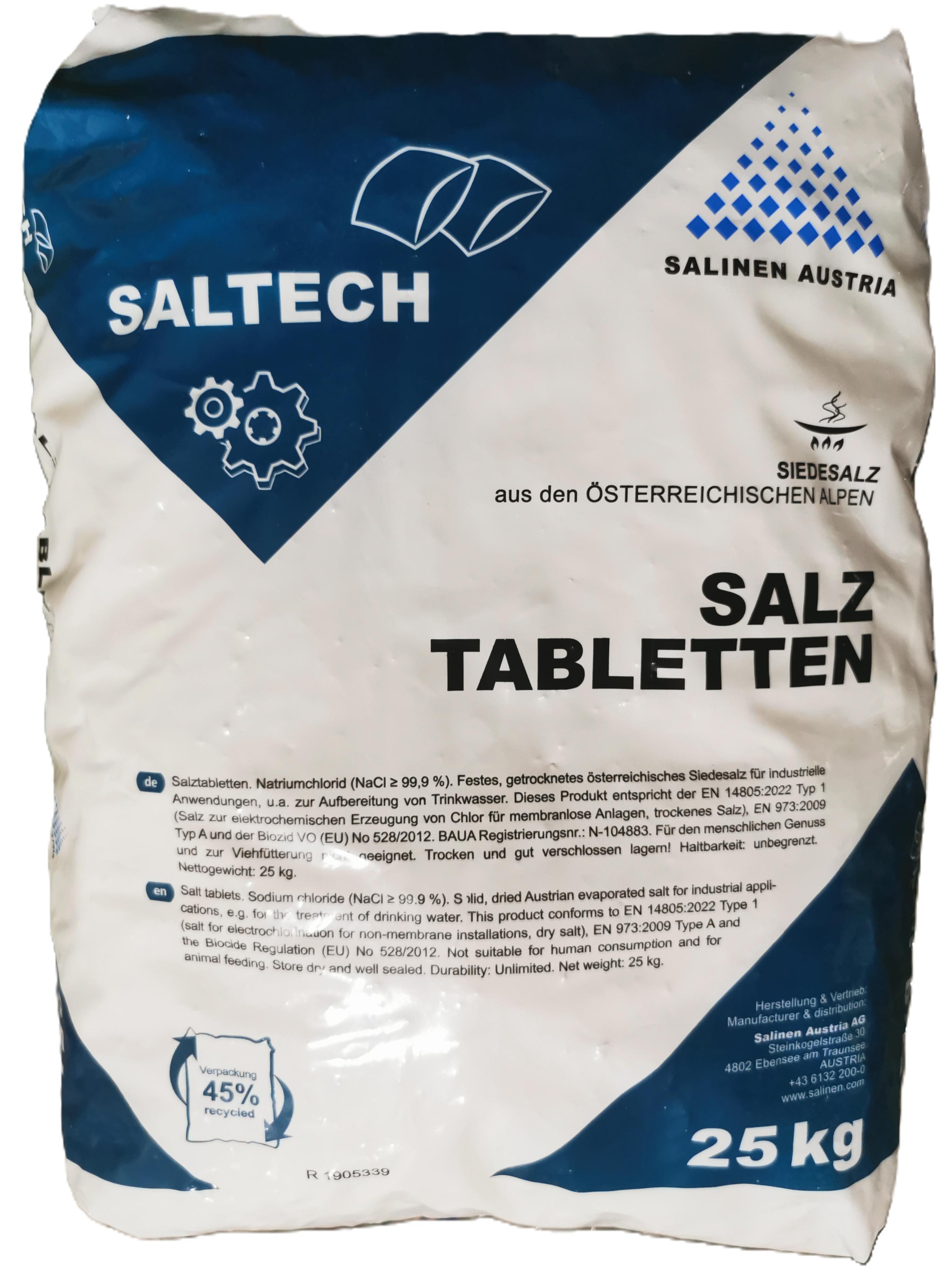 Regeneráló sótabletta (25 kg/#)