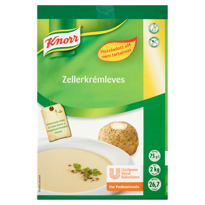 Zellerkrémleves hozzáadott só nélkül 2 kg KNORR