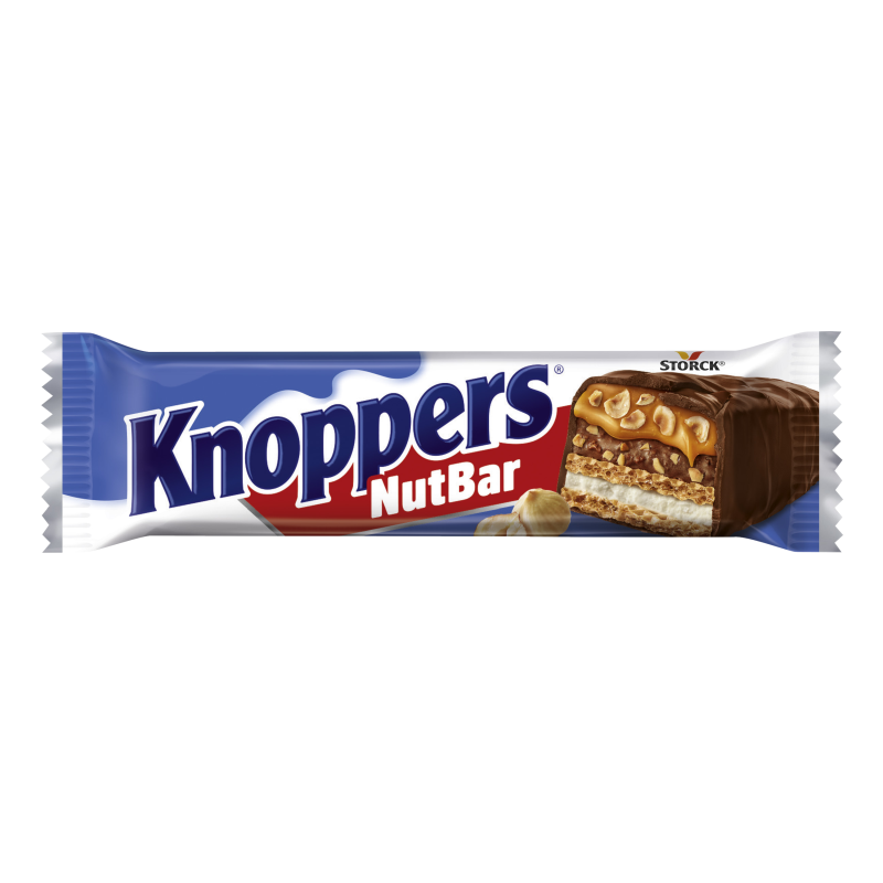 Knoppers Nutbar csokoládé szelet 40 g (24 db/#)