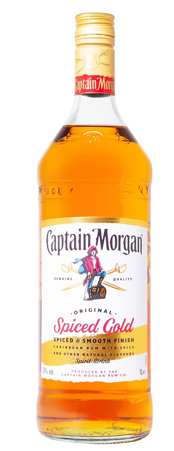 R Captain Morga Spiced Rum 35% 1 l DRS