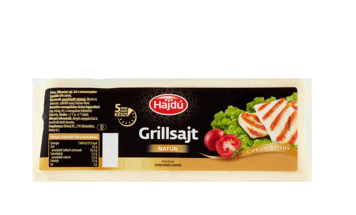 Hajdú grillsajt natúr 900 g