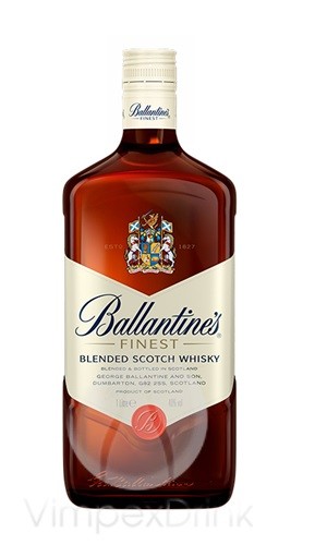 W Ballantine’s  Whisky Blended Scotch 1,0L 40%