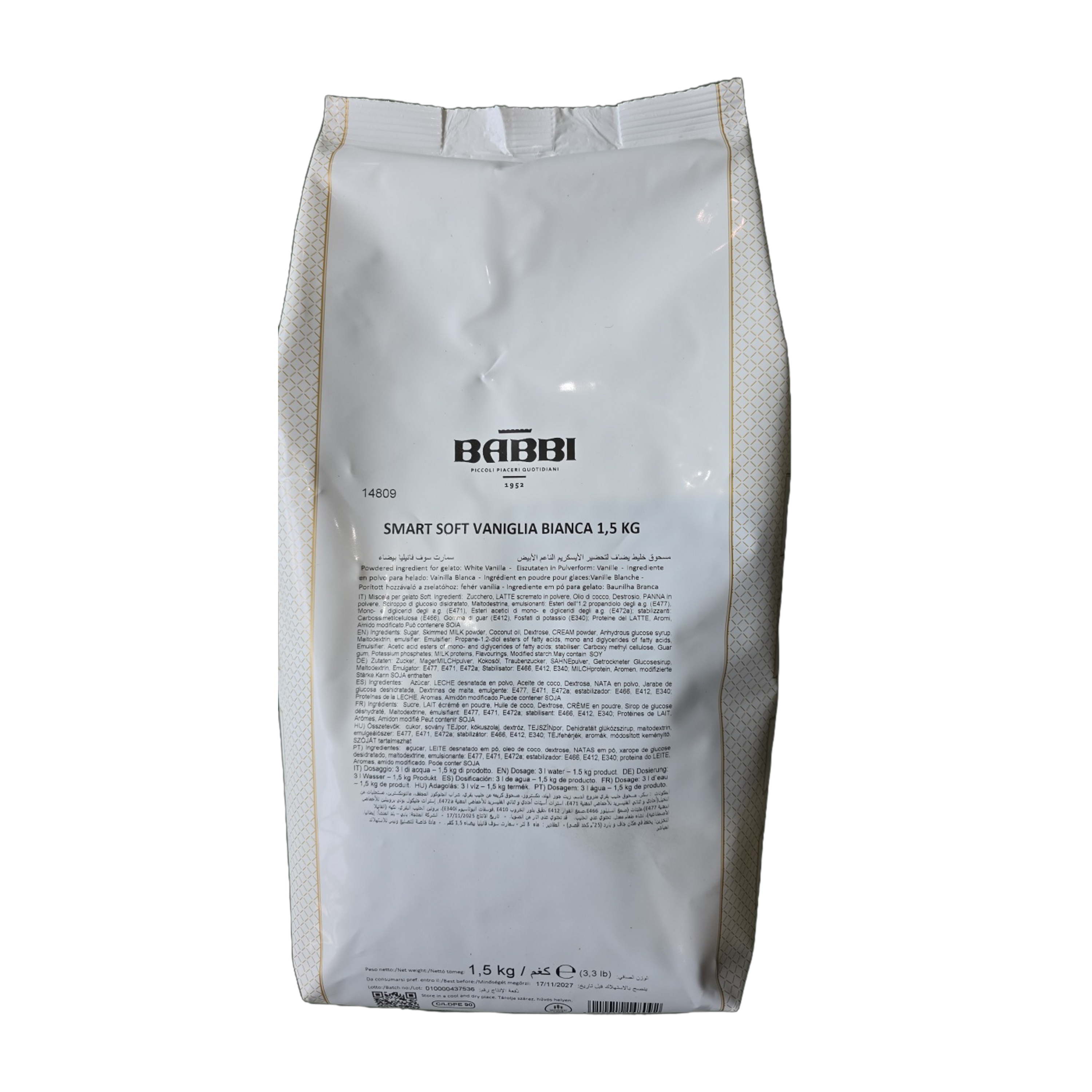 Fagylaltpor vanília 1,5 kg BABBI