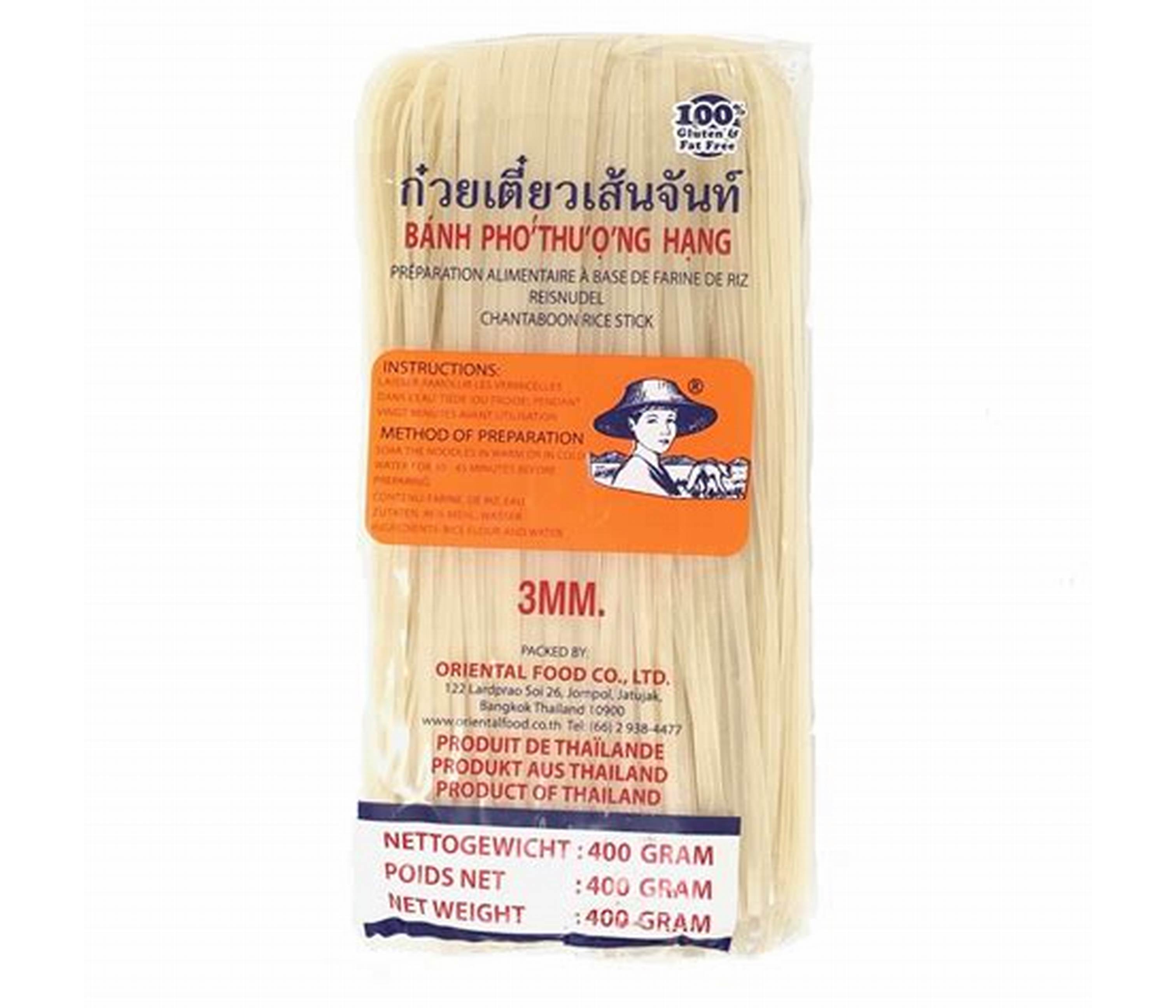 Rizstészta 3 mm 400 g