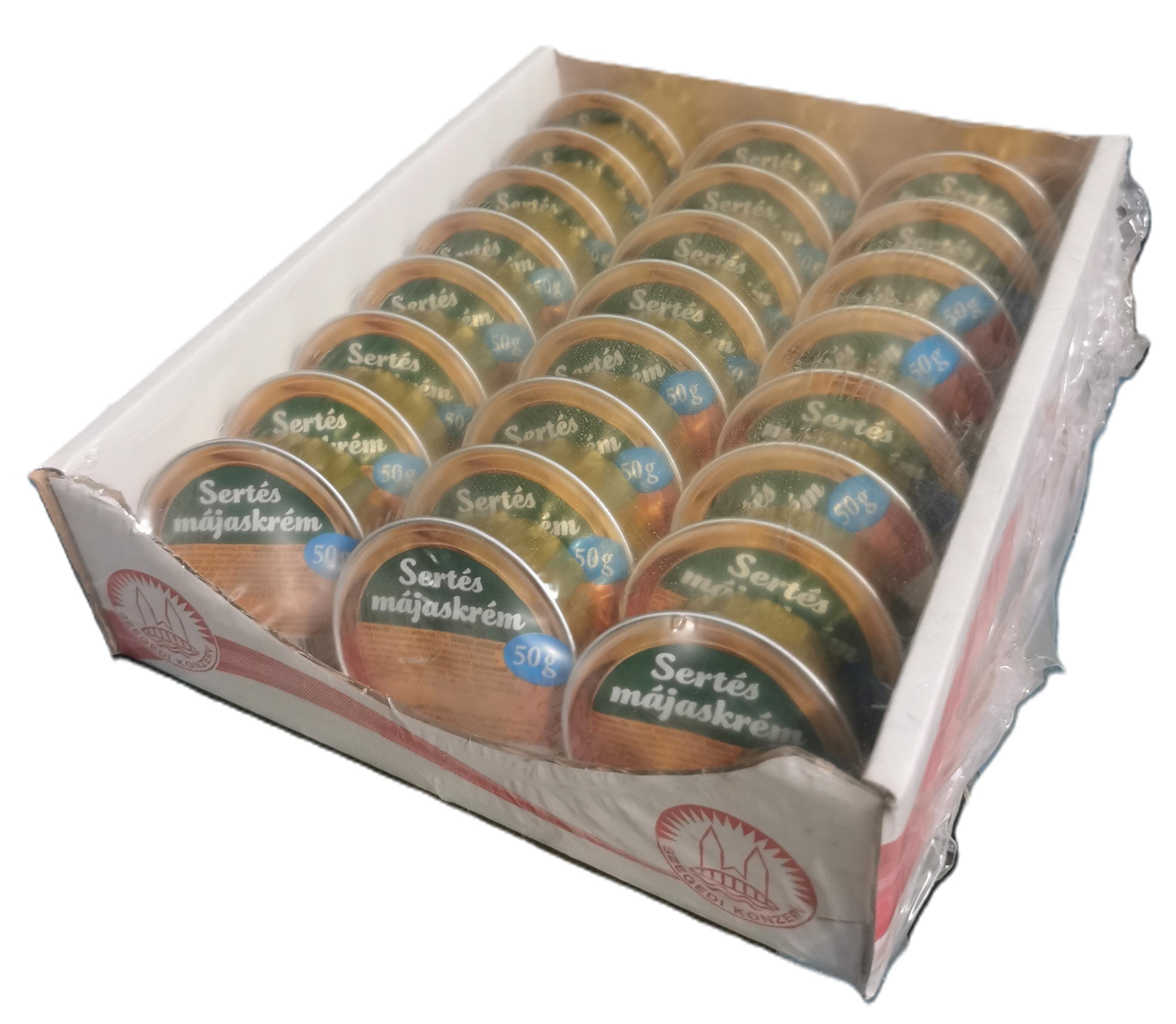 Sertés májaskrém alu 50 g SZEGEDI